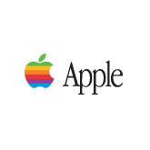 apple logo 1984 - 2002