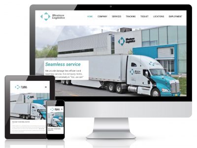 responsive wordpress website for Western Logistics — an industry leader in office furniture transport