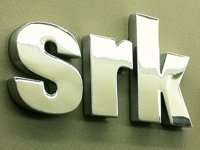 SRK signage logotype