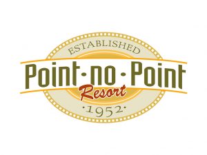 logo design for Point No Point Resort by Ian McSorley