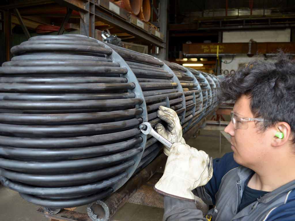 Tube bundle for a heat exchanger