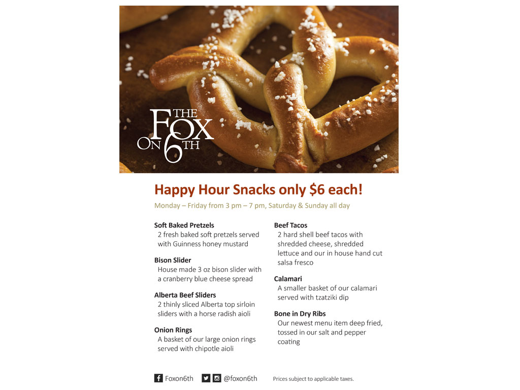 Fox tent card & elevator sign ad