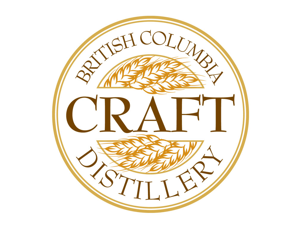 logo design for British Columbia Craft Distillery seal designed for Dragon Mist Distillery