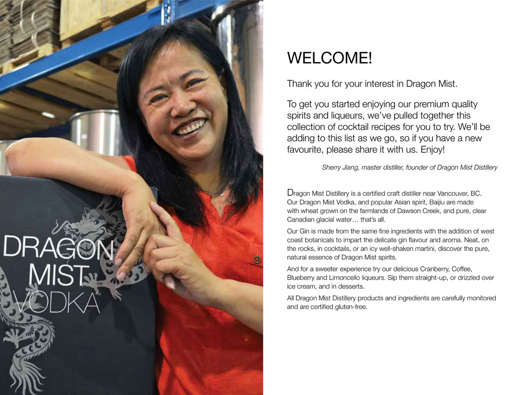 Sherry Jiang, founder, Dragon Mist Distillery